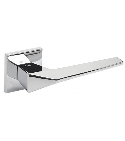 Poignée de Porte chrome poli - model ICE -  poignée design