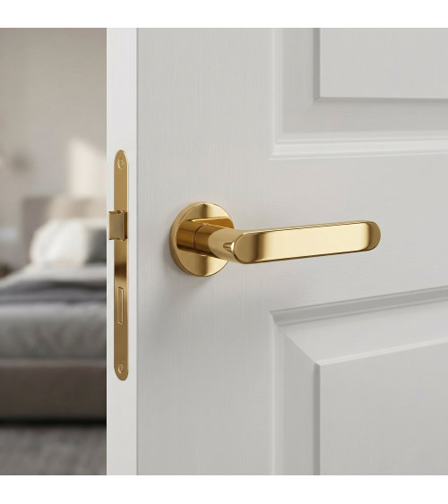 Poignée de porte en zamak Line Vénus poignée design
