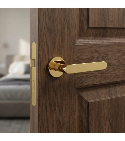 Poignée de porte en zamak Line Vénus poignée design