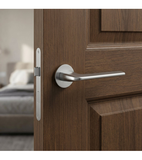 Poignée de porte chrome satiné ANDREA poignée design