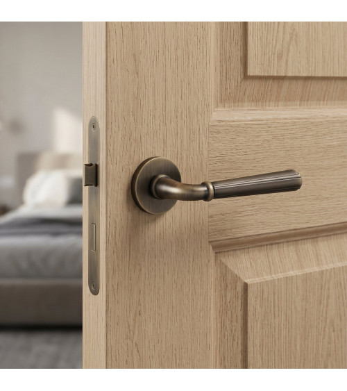 Poignée de porte couleur bronze CASCADA poignée design