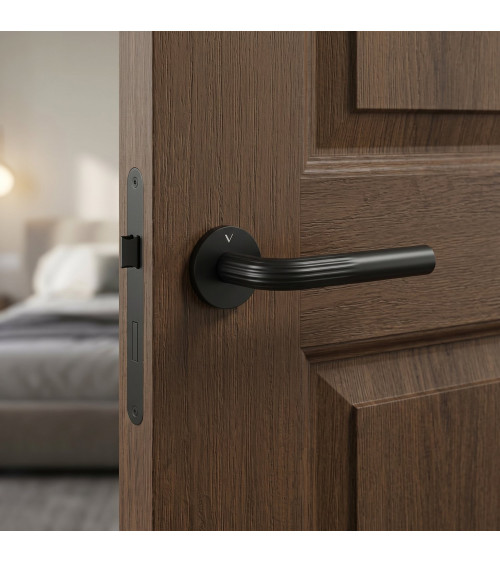 Poignée de porte noire Frella poignée design