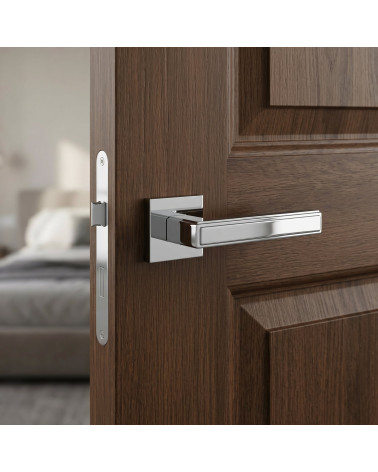 Poignée de porte chrome poli FRESIA