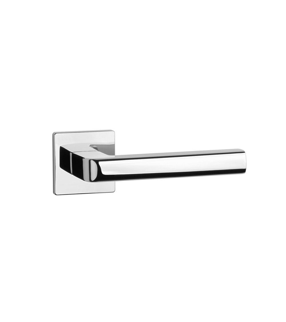 Poignée de porte chrome poli SALICE quincaillerie design