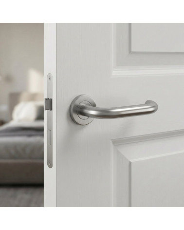 Poignées de porte en matière inoxydable OVAL 1704