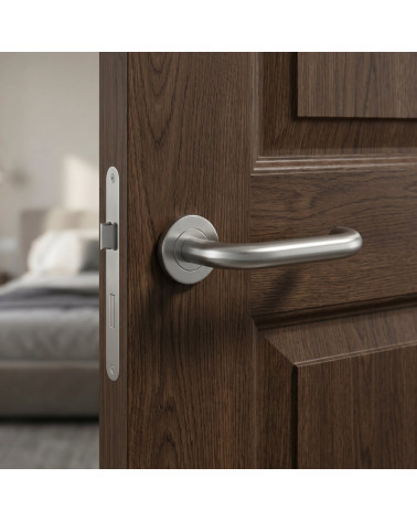Poignées de porte en matière inoxydable OVAL 1704