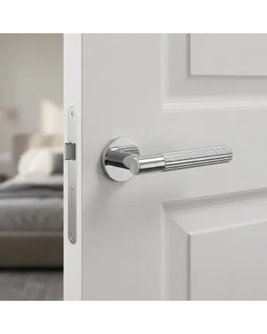 Poignée de porte au style texturé LIVIA