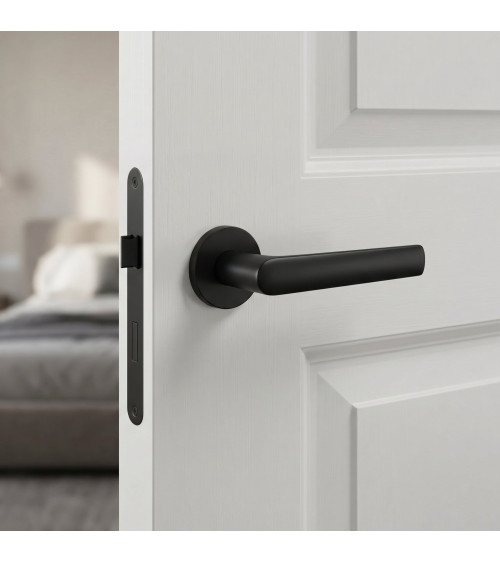 Poignée de porte noire MILA poignée design