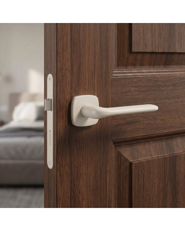 Poignée de porte ivoire FLAT