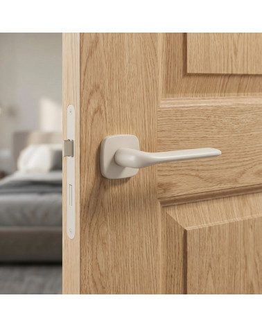 Poignée de porte en zamak FLAT