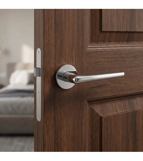 Poignée de porte chrome poli SALTA poignée design