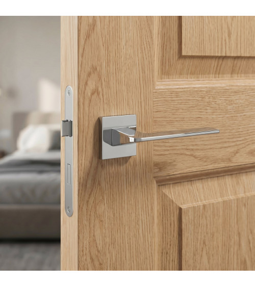Poignée de porte chrome poli OMA poignée design