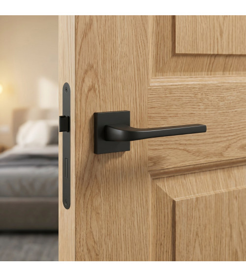 Poignée de porte noire NAKA poignée design