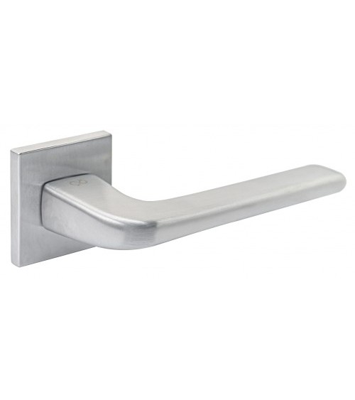 Poignée de porte chrome brossé Solo -  poignée design