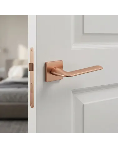 Poignée de Porte finition cuivre STINGER carrée