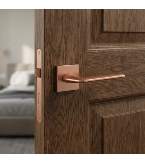 Poignée de porte cuivre STINGER quincaillerie design