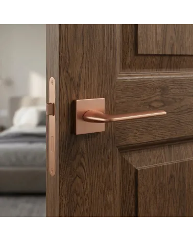 Poignée de Porte finition cuivre STINGER carrée