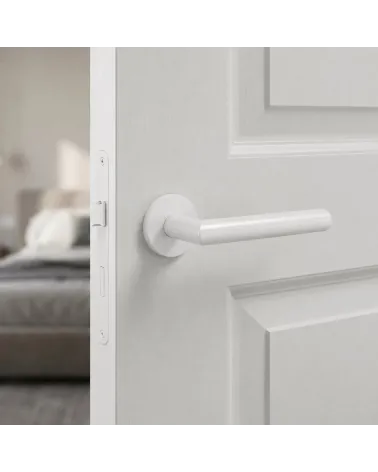 Poignée de Porte blanche ELLO
