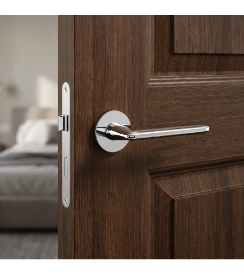Poignée de porte chrome poli AVA poignée design
