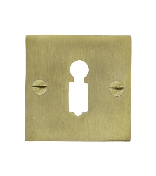 Rosace de porte CDL à clef à barillet en laiton -  poignée design