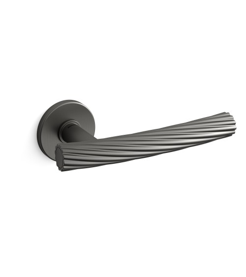 Poignée de porte graphite Mandelli Fusilla poignée design
