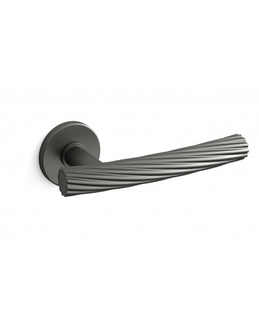 Poignée de porte graphite Mandelli Fusilla poignée design