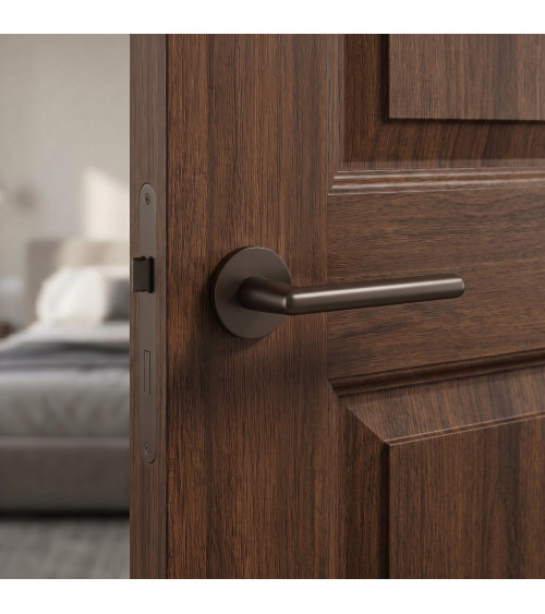 Poignée de porte marron KALMIA poignée design