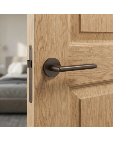Poignée de porte marron KALMIA
