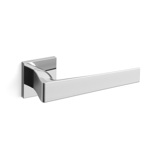 Poignée de porte chrome poli Mandelli Seven poignée design