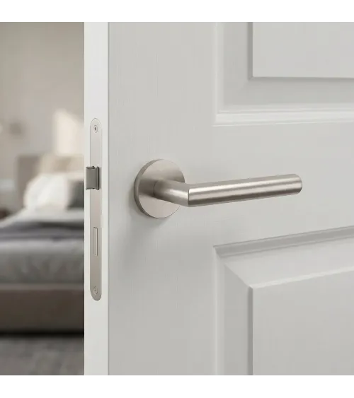 Poignée de porte nickel satiné ARABIS poignée design