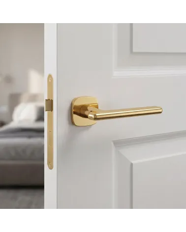 Poignée de Porte Or Poli PVD - Modèle MARANTA