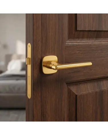 Poignée de Porte Or Poli PVD - Modèle MARANTA
