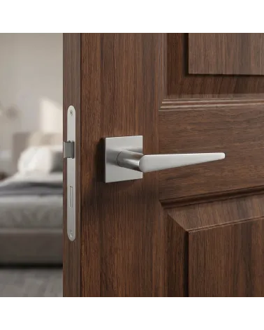 Poignée de Porte Chrome Satiné pour un cachet unique - ARNICA