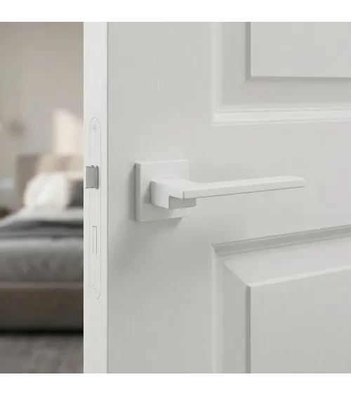 Poignée de porte blanche Cosmos poignée design