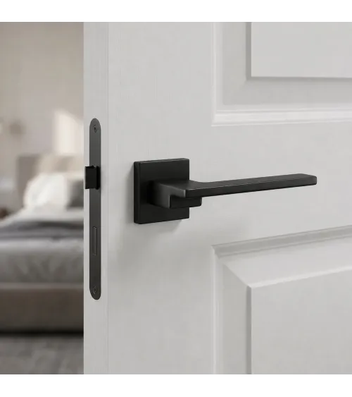 Poignée de porte noire Cosmo poignée design