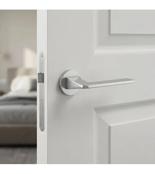Poignée de porte chrome brossé Vava poignée design