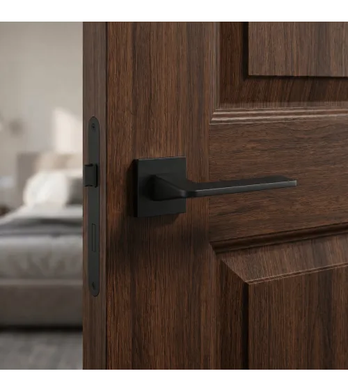 Poignée de porte noire Vava quincaillerie design