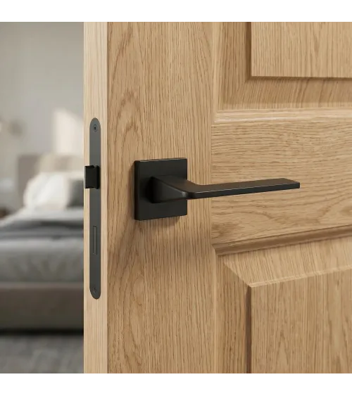 Poignée de porte noire Vava quincaillerie design