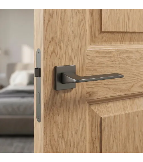 Poignée de porte anthracite Vava quincaillerie design