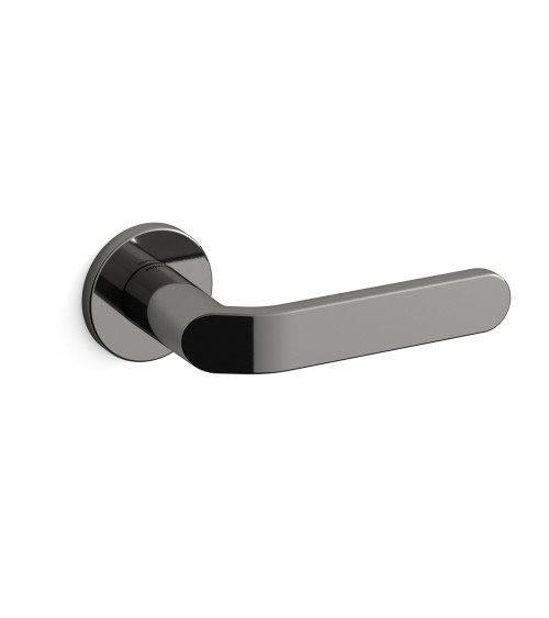 Poignée de porte nickel noir Mandelli Callas poignée design