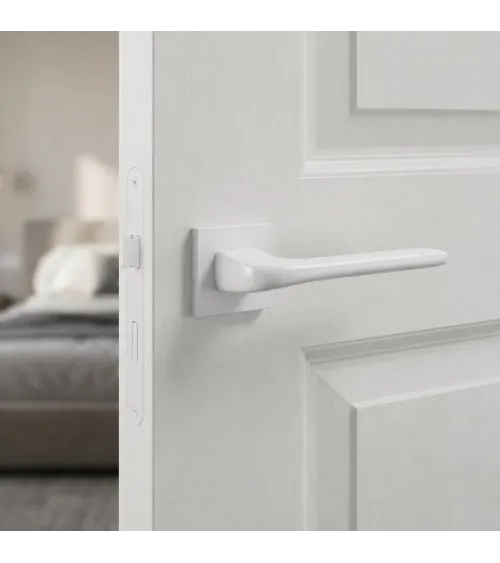 Poignée de porte blanche Solo -  poignée design