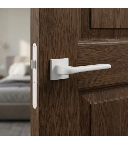 Poignée de porte blanche Solo -  poignée design
