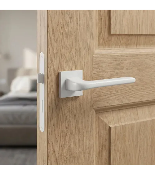 Poignée de porte blanche Solo -  poignée design