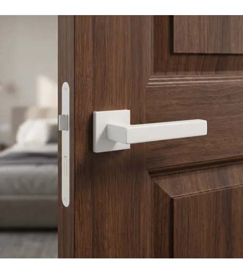Poignée de Porte blanche Line STELLA Q