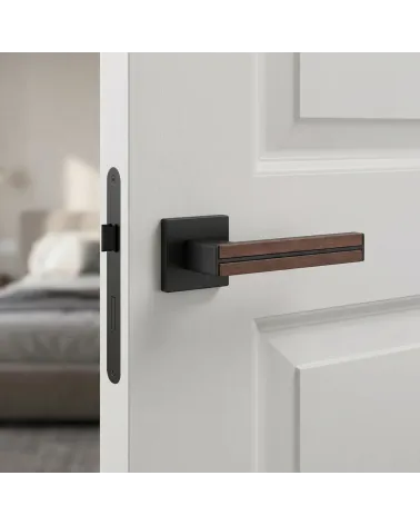 Poignées de porte aspect bois IMPERATA