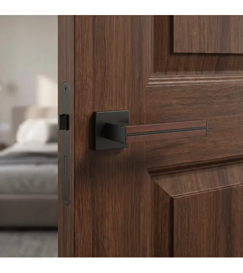 Poignée de porte aspect bois IMPERATA poignée design couleur 2