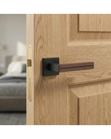 Poignées de porte aspect bois IMPERATA