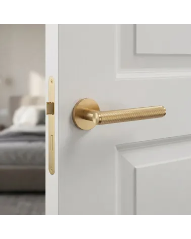 Poignée de Porte Or Mat Subtile et Prestigieuse - Modèle KERRIA