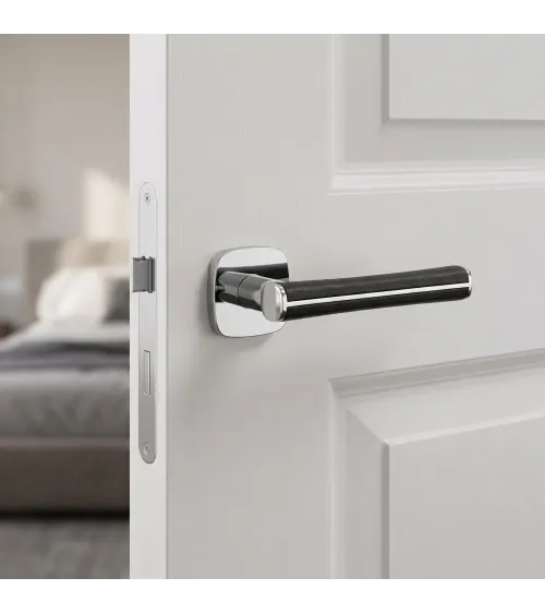 Poignée de porte chrome poli DAVIDIA poignée design