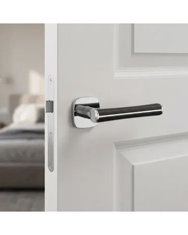 Poignées de porte chrome poli DAVIDIA